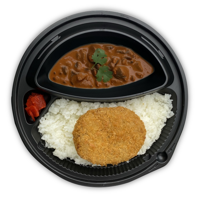 コロッケカレー弁当